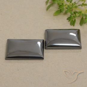 57.67 ct natürliche Mittelgrau Hematit-Edelsteine, Baguette, Lichtundurchlässig
