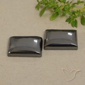 49.08 ct natürliche Mittelgrau Hematit-Edelsteine, Baguette, Lichtundurchlässig