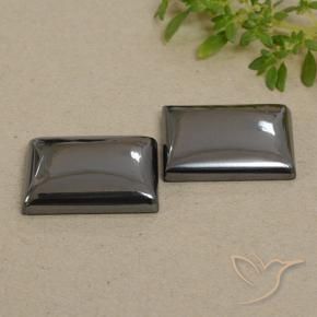 57.51 ct natürliche Mittelgrau Hematit-Edelsteine, Baguette, Lichtundurchlässig