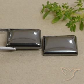 57.51 ct natürliche Mittelgrau Hematit-Edelsteine, Baguette, Lichtundurchlässig