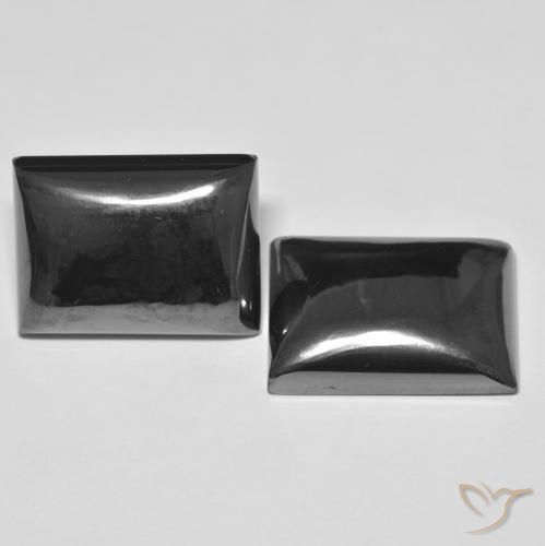 56.12 ct natürliche Mittelgrau Hematit-Edelsteine, Baguette, Lichtundurchlässig