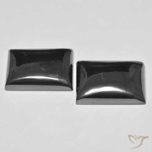 56.12 ct natürliche Mittelgrau Hematit-Edelsteine, Baguette, Lichtundurchlässig