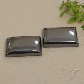 49.98 ct natürliche Mittelgrau Hematit-Edelsteine, Baguette, Lichtundurchlässig