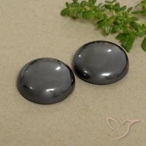 42.52 ct natürliche Mittelgrau Hematit-Edelsteine, Runden, Lichtundurchlässig