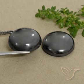42.52 ct natürliche Mittelgrau Hematit-Edelsteine, Runden, Lichtundurchlässig