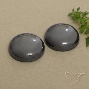 58.13 ct natürliche Mittelgrau Hematit-Edelsteine, Runden, Lichtundurchlässig