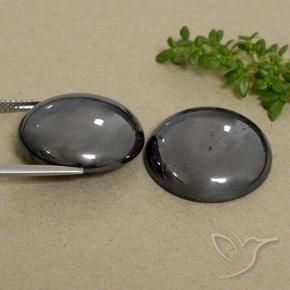 66.67 ct natürliche Mittelgrau Hematit-Edelsteine, Runden, Lichtundurchlässig
