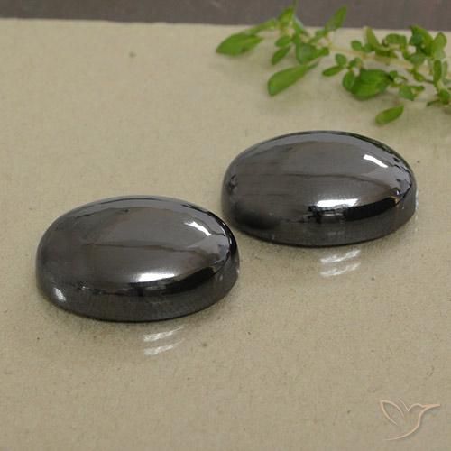 69.94 ct natürliche Mittelgrau Hematit-Edelsteine, Oval, Lichtundurchlässig