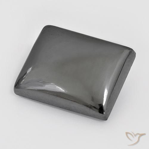 23.53ct Natürlicher silbergrau Hematit, Baguette, Lichtundurchlässig