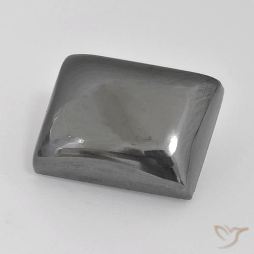 20.16ct Natürlicher Mittelgrau Hematit, Baguette, Lichtundurchlässig