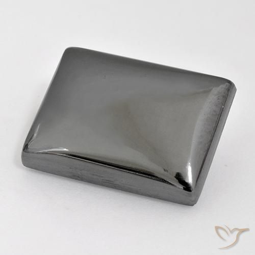 26.82ct Natürlicher Mittelgrau Hematit, Baguette, Lichtundurchlässig