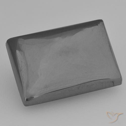 16.42ct Natürlicher Mittelgrau Hematit, Baguette, Lichtundurchlässig