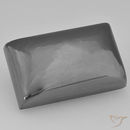 33.91ct Natürlicher Mittelgrau Hematit, Baguette, Lichtundurchlässig