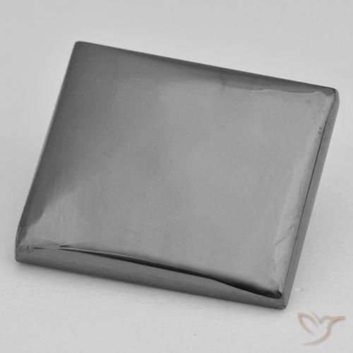 23.01ct Natürlicher Mittelgrau Hematit, Baguette, Lichtundurchlässig