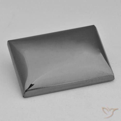 28.42ct Natürlicher Mittelgrau Hematit, Baguette, Lichtundurchlässig