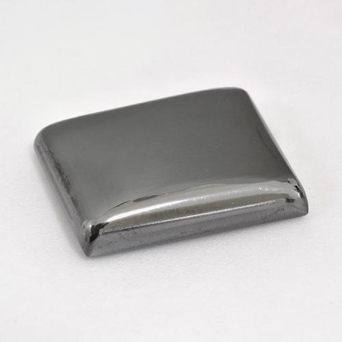 9,17 ctw natürlicher Mittelgrau Hematit, Baguette, Lichtundurchlässig