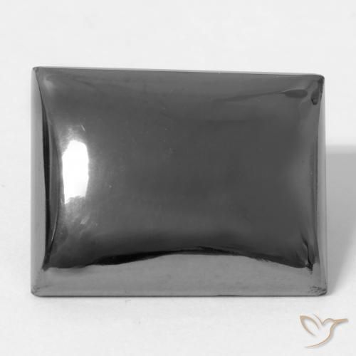 21.73ct Natürlicher Mittelgrau Hematit, Baguette, Lichtundurchlässig