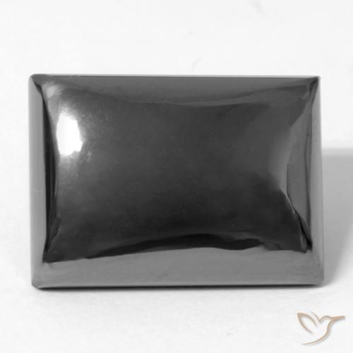 21.12ct Natürlicher Mittelgrau Hematit, Baguette, Lichtundurchlässig