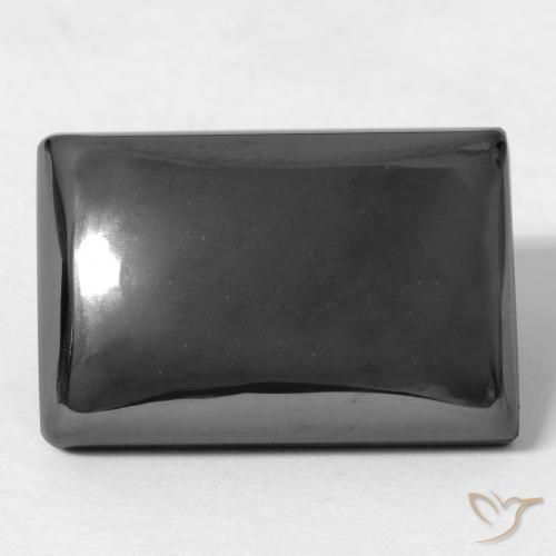 24.41ct Natürlicher Mittelgrau Hematit, Baguette, Lichtundurchlässig