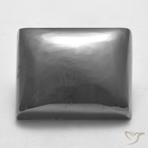 26.76ct Natürlicher Mittelgrau Hematit, Baguette, Lichtundurchlässig