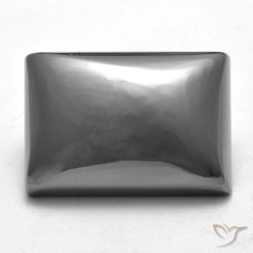 23.34ct Natürlicher Mittelgrau Hematit, Baguette, Lichtundurchlässig