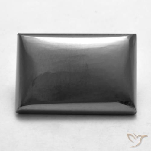 20.53ct Natürlicher Mittelgrau Hematit, Baguette, Lichtundurchlässig