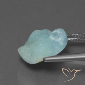 9,17 ctw natürlicher hellblau-grün Hemimorphit-Druse, Fantasie, Lichtundurchlässig