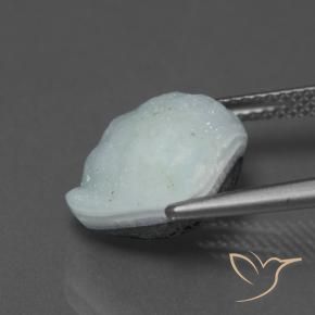 9,17 ctw natürlicher Blassblau-Grün Hemimorphit-Druse, Fantasie, Lichtundurchlässig