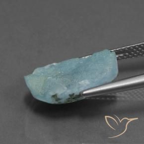 9,17 ctw natürlicher hellblau-grün Hemimorphit-Druse, Fantasie, Lichtundurchlässig