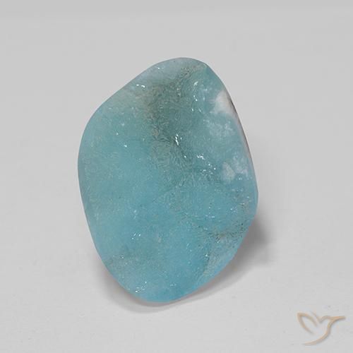 5.81ct Natürlicher Blaugrün Hemimorphit-Druse, Fantasie, Lichtundurchlässig