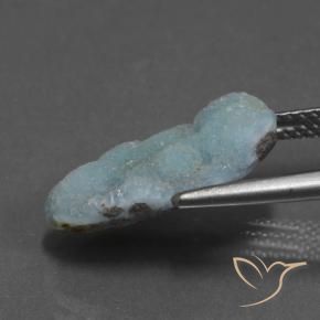 9,17 ctw natürlicher hellblau-grün Hemimorphit-Druse, Fantasie, Lichtundurchlässig