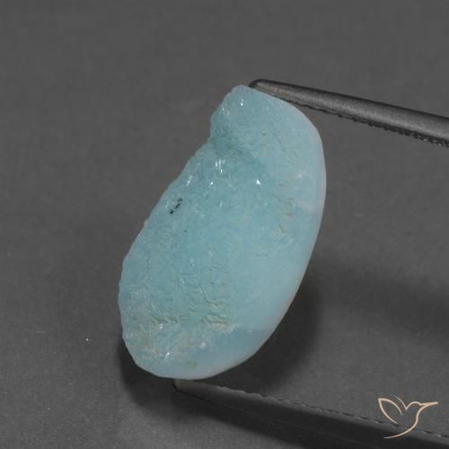 7.27ct Natürlicher Bläulich-grün Hemimorphit-Druse, Fantasie, Lichtundurchlässig
