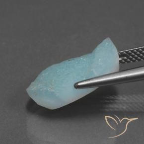 9,17 ctw natürlicher Bläulich-grün Hemimorphit-Druse, Fantasie, Lichtundurchlässig