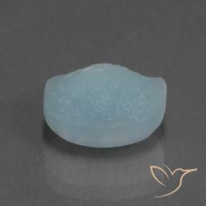 9,17 ctw natürlicher Hellblau Hemimorphit-Druse, Fantasie, Lichtundurchlässig