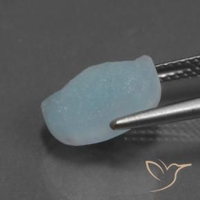 9,17 ctw natürlicher Hellblau Hemimorphit-Druse, Fantasie, Lichtundurchlässig