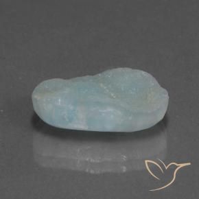 9,17 ctw natürlicher hellblau Hemimorphit-Druse, Fantasie, Lichtundurchlässig