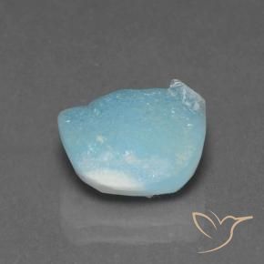 9,17 ctw natürlicher hellblau Hemimorphit-Druse, Fantasie, Lichtundurchlässig