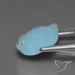 9,17 ctw natürlicher hellblau Hemimorphit-Druse, Fantasie, Lichtundurchlässig