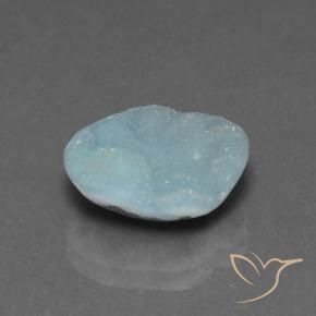 9,17 ctw natürlicher hellblau-grün Hemimorphit-Druse, Fantasie, Lichtundurchlässig