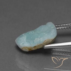 9,17 ctw natürlicher hellblau-grün Hemimorphit-Druse, Fantasie, Lichtundurchlässig