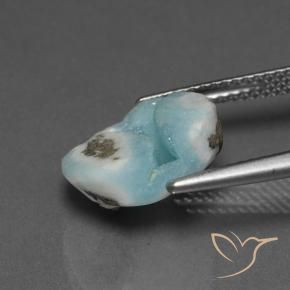 9,17 ctw natürlicher hellblau-grün Hemimorphit-Druse, Fantasie, Lichtundurchlässig