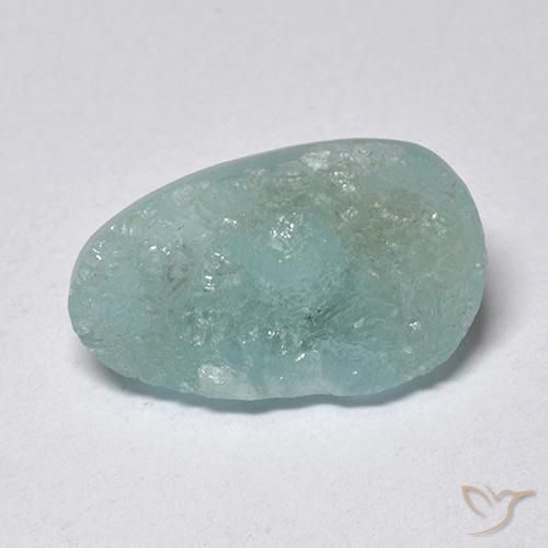 5.63ct Natürlicher Blau-grün Hemimorphit-Druse, Fantasie, Lichtdurchlässig