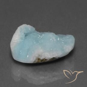 9,17 ctw natürlicher hellblau-grün Hemimorphit-Druse, Fantasie, Lichtundurchlässig