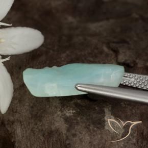 9,17 ctw natürlicher Buschgrün Hemimorphit-Druse, Oval, Lichtdurchlässig