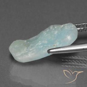 9,17 ctw natürlicher hellblau-grün Hemimorphit-Druse, Fantasie, Lichtundurchlässig