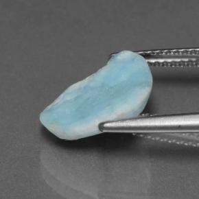 9,17 ctw natürlicher Wasserblau Hemimorphit-Druse, Ausgefallene Form, Lichtundurchlässig