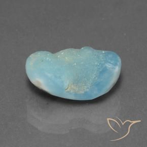 9,17 ctw natürlicher hellblau-grün Hemimorphit-Druse, Fantasie, Lichtundurchlässig