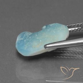 9,17 ctw natürlicher hellblau-grün Hemimorphit-Druse, Fantasie, Lichtundurchlässig