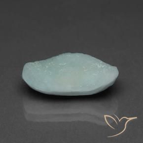9,17 ctw natürlicher Blassblau-Grün Hemimorphit-Druse, Fantasie, Lichtundurchlässig