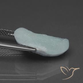 9,17 ctw natürlicher Blassblau-Grün Hemimorphit-Druse, Fantasie, Lichtundurchlässig